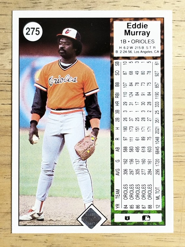 1989 Upper Deck #275 Eddie Murray