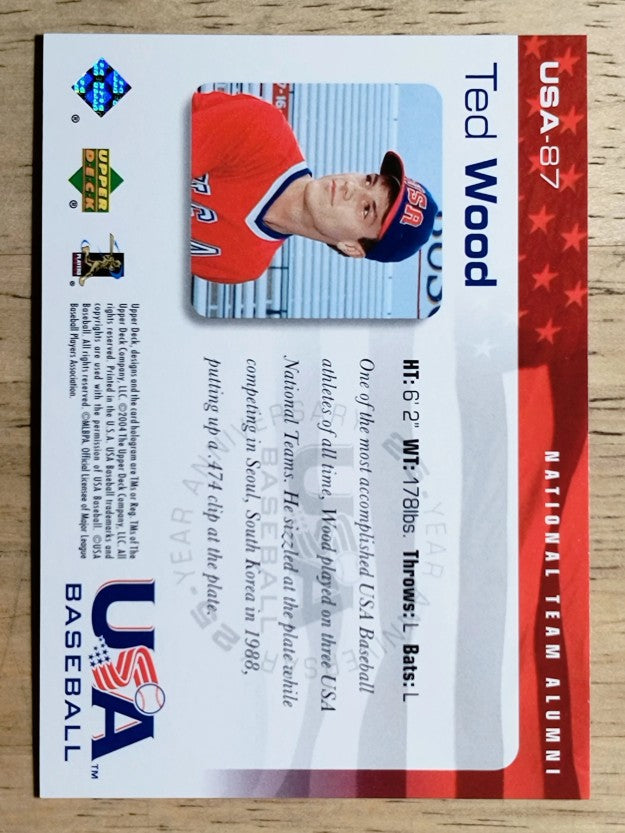2004 USA Baseball 25th Anniversary #87 Ted Wood