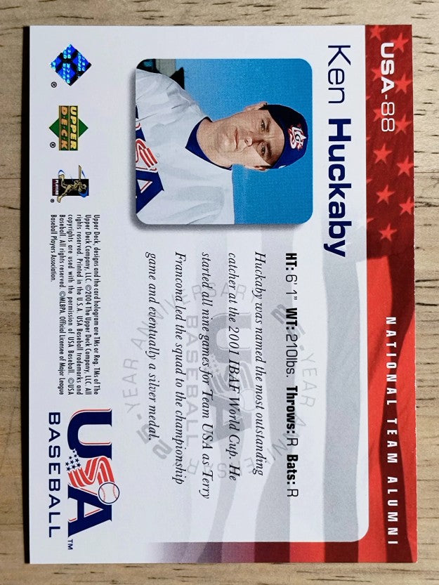 2004 USA Baseball 25th Anniversary #88 Ken Huckaby