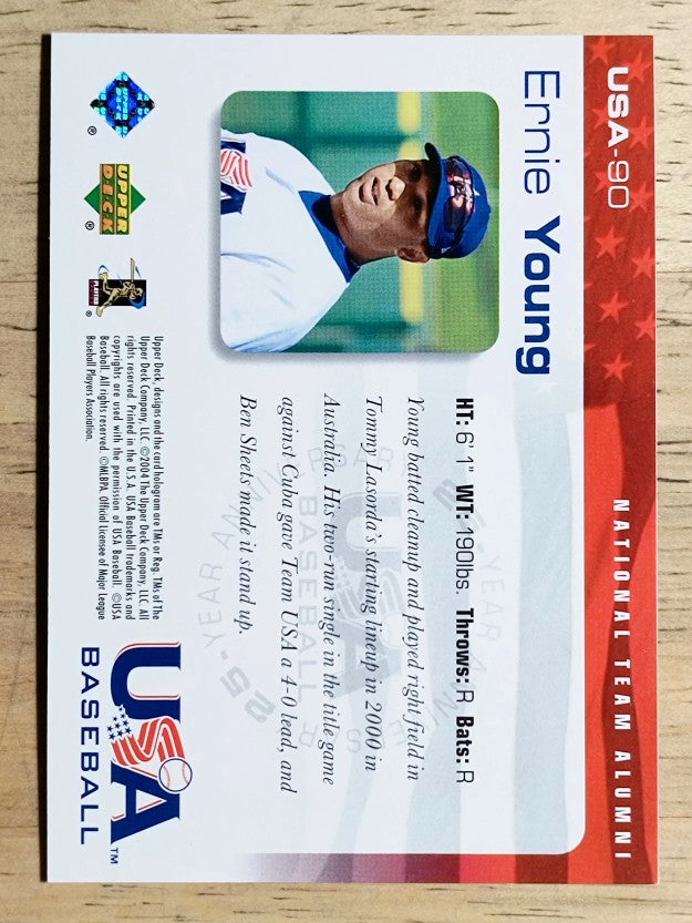 2004 USA Baseball 25th Anniversary #90 Ernie Young