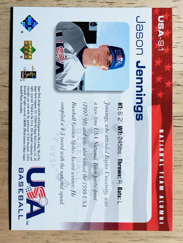 2004 USA Baseball 25th Anniversary #91 Jason Jennings