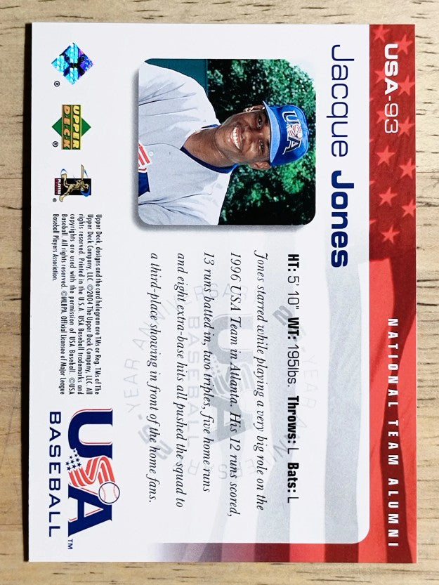 2004 USA Baseball 25th Anniversary #93 Jacque Jones