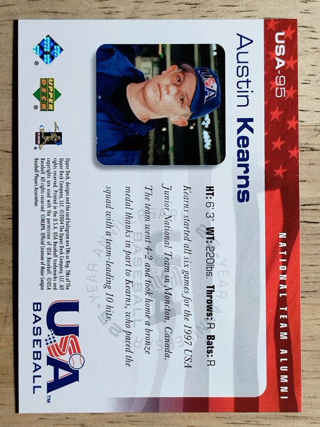 2004 USA Baseball 25th Anniversary #95 Austin Kearns