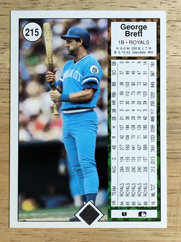 1989 Upper Deck #215 George Brett