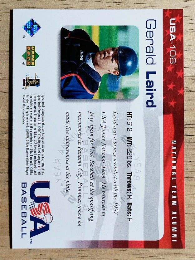 2004 USA Baseball 25th Anniversary #106 Gerald Laird
