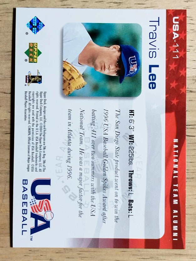 2004 USA Baseball 25th Anniversary #111 Travis Lee