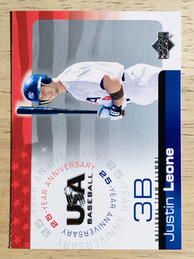 2004 USA Baseball 25th Anniversary #112 Justin Leone
