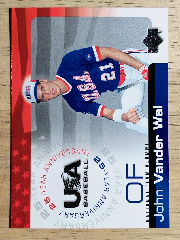 2004 USA Baseball 25th Anniversary #113 John Vanderwal