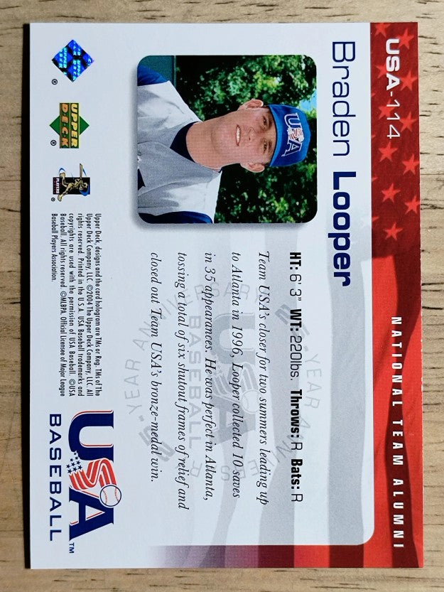 2004 USA Baseball 25th Anniversary #114 Braden Looper