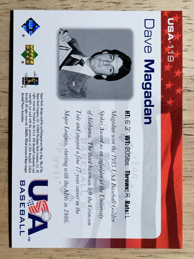 2004 USA Baseball 25th Anniversary #119 Dave Magadan