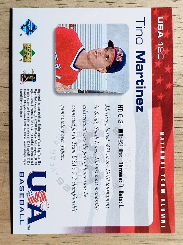 2004 USA Baseball 25th Anniversary #120 Tino Martinez