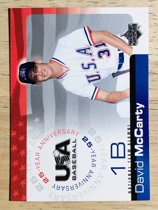 2004 USA Baseball 25th Anniversary #122 David McCarty