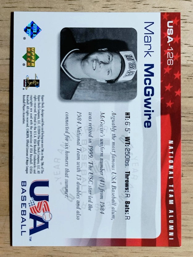 2004 USA Baseball 25th Anniversary #126 Mark McGwire