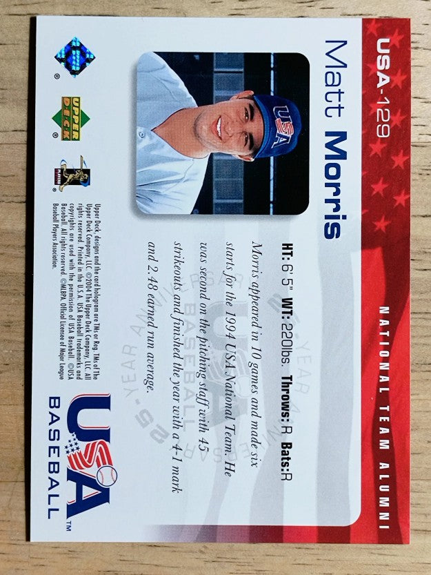 2004 USA Baseball 25th Anniversary #129 Matt Morris