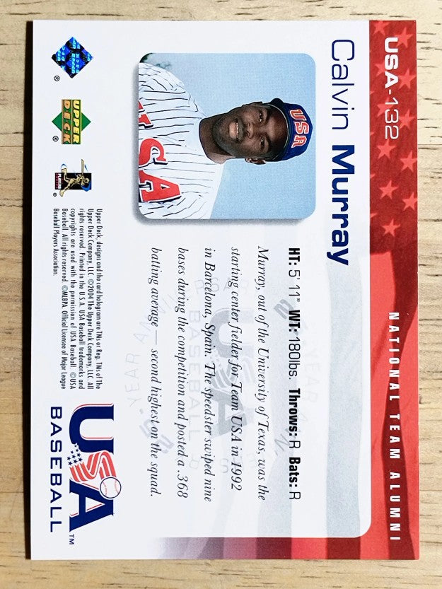 2004 USA Baseball 25th Anniversary #132 Calvin Murray