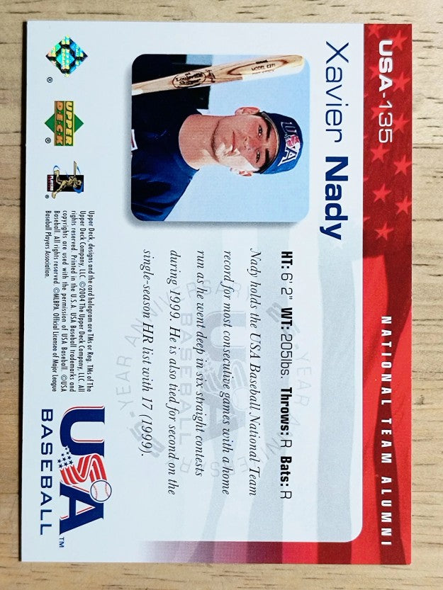 2004 USA Baseball 25th Anniversary #135 Xavier Nady