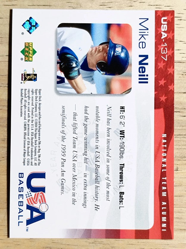 2004 USA Baseball 25th Anniversary #137 Mike Neill