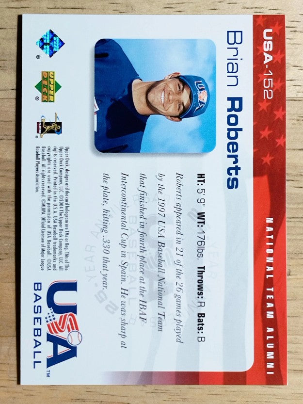 2004 USA Baseball 25th Anniversary #152 Brian Roberts