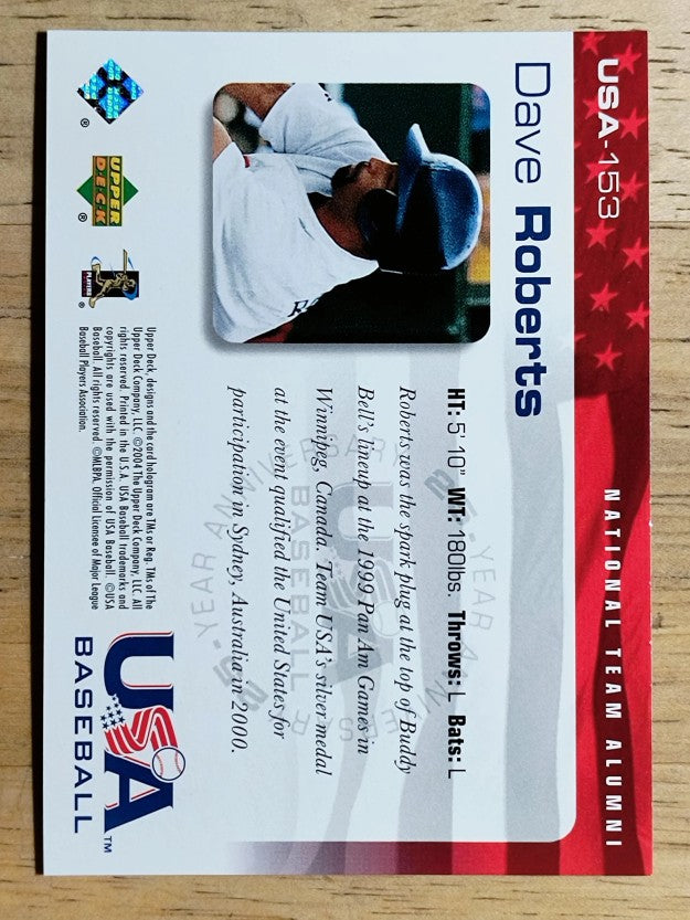 2004 USA Baseball 25th Anniversary #153 Dave Roberts