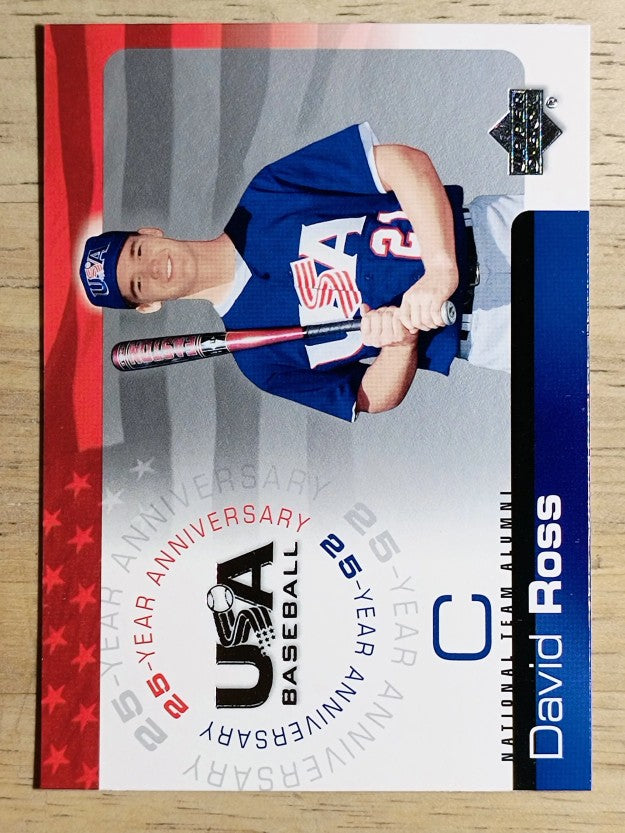 2004 USA Baseball 25th Anniversary #156 David Ross