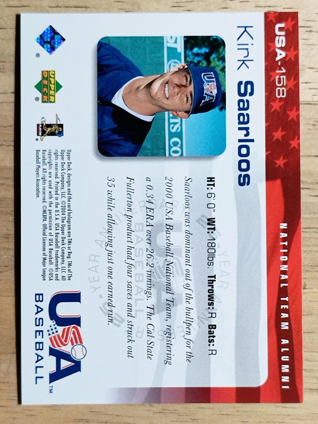 2004 USA Baseball 25th Anniversary #158 Kirk Saarloos