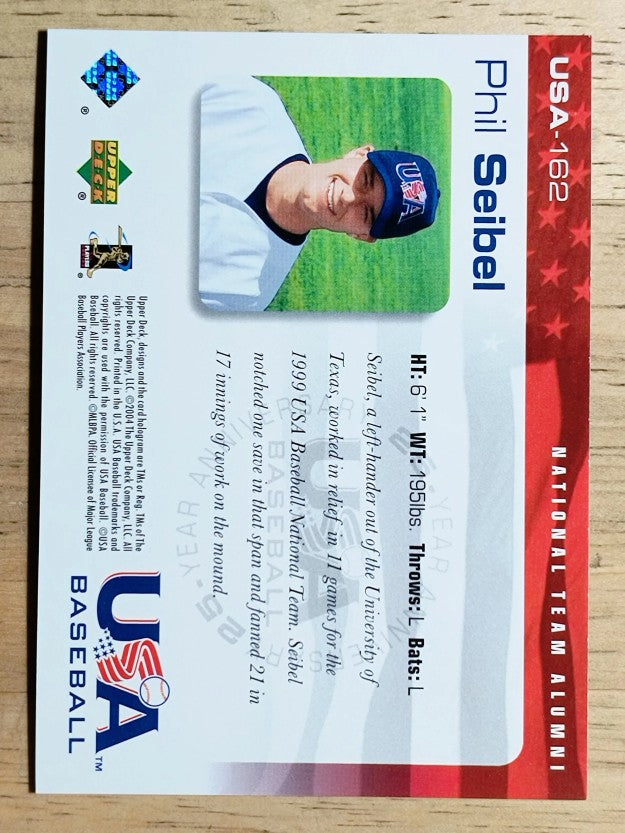 2004 USA Baseball 25th Anniversary #162 Phil Seibel