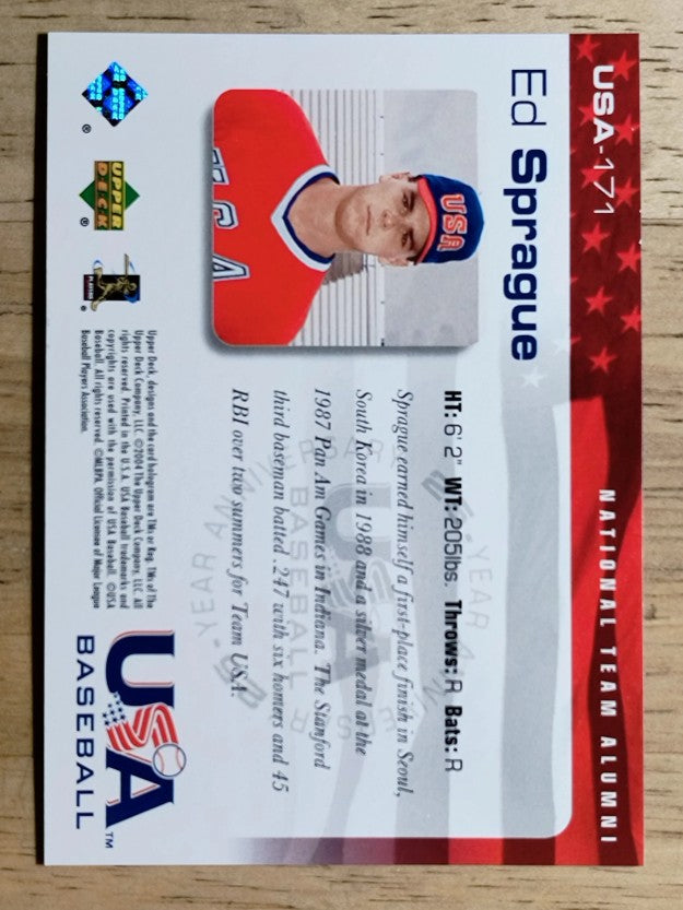 2004 USA Baseball 25th Anniversary #171 Ed Sprague