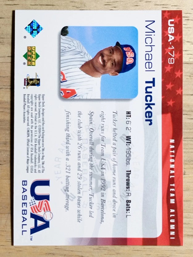 2004 USA Baseball 25th Anniversary #179 Michael Tucker