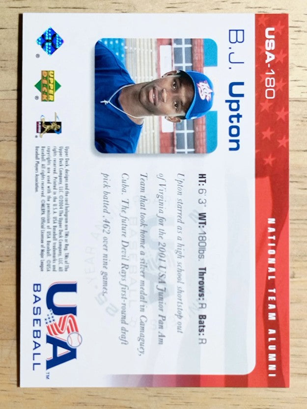 2004 USA Baseball 25th Anniversary #180 B.J. Upton