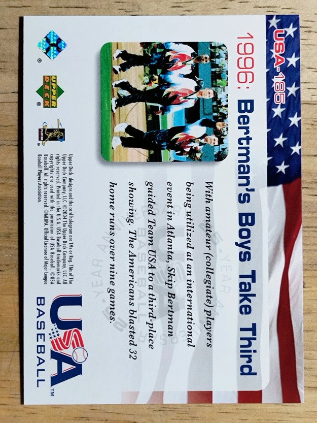 2004 USA Baseball 25th Anniversary #185 1996 Atlanta GM