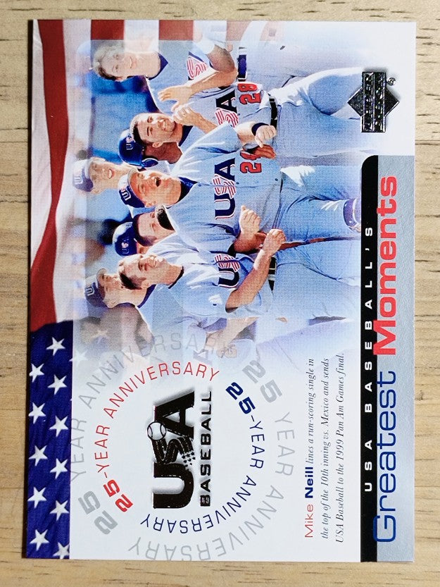 2004 USA Baseball 25th Anniversary #188 Mike Neill Hit GM