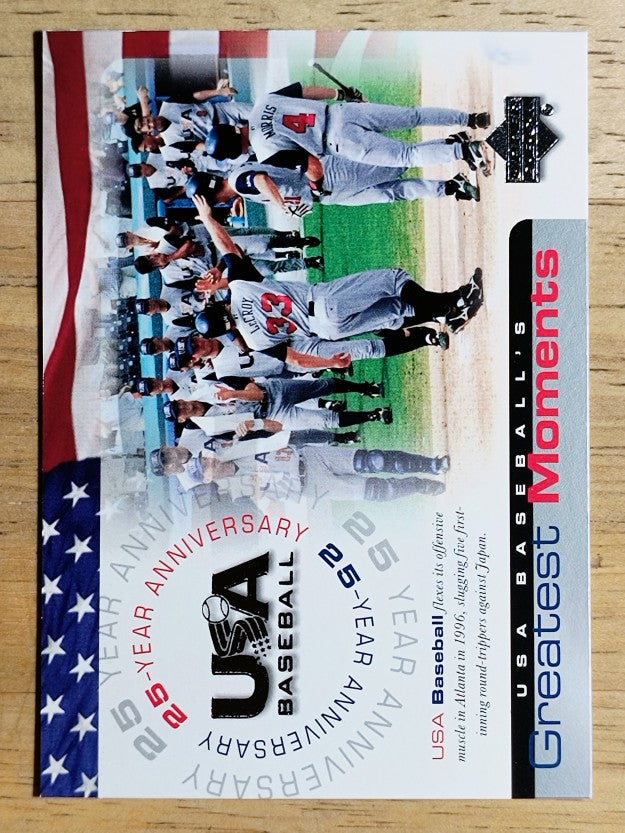 2004 USA Baseball 25th Anniversary #189 96 Olympic Team GM