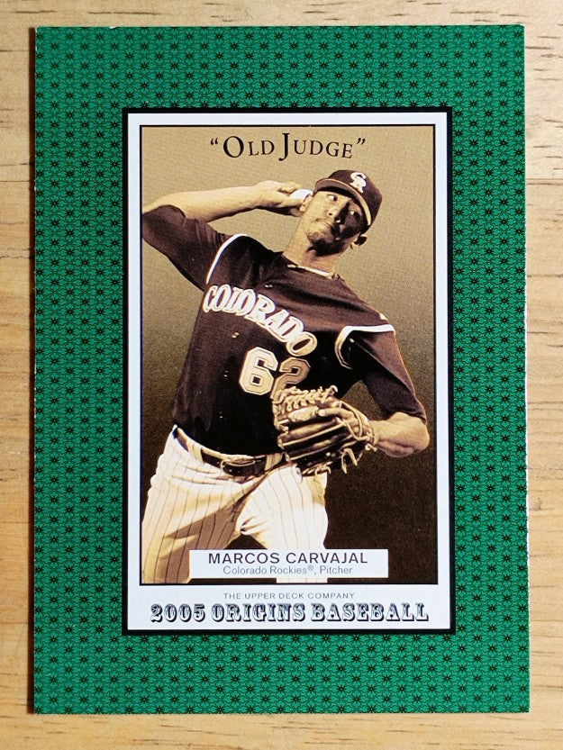 2005 Origins Old Judge #250 Marcos Carvajal YS RC