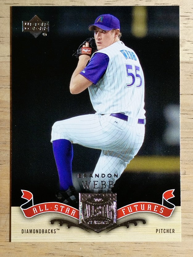 2005 UD All-Star Classics #54 Brandon Webb FUT