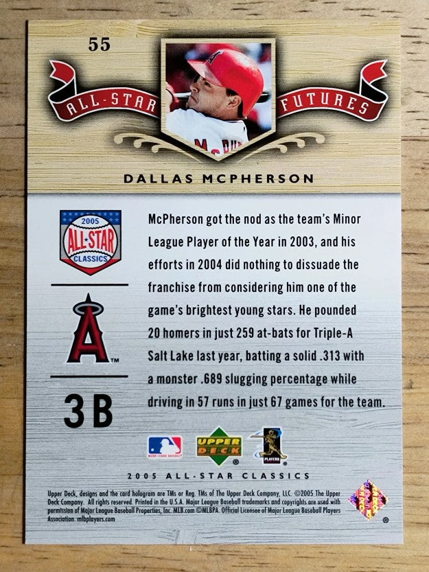 2005 UD All-Star Classics #55 Dallas McPherson FUT