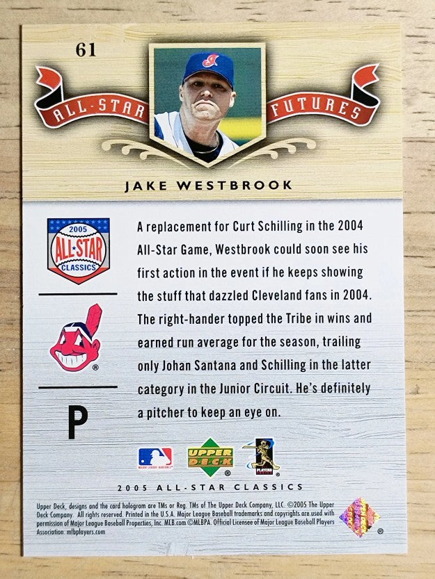 2005 UD All-Star Classics #61 Jake Westbrook FUT