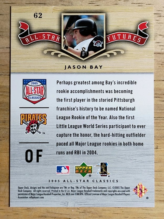 2005 UD All-Star Classics #62 Jason Bay FUT