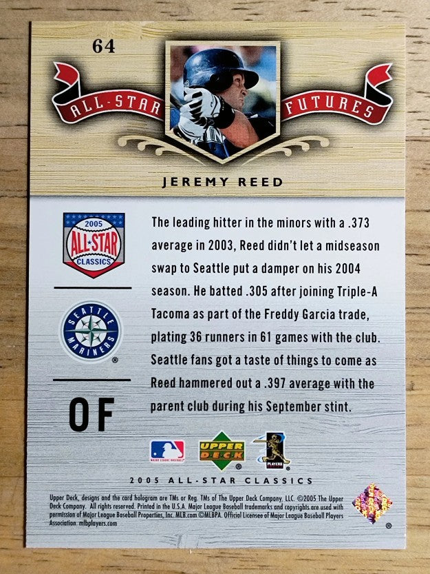 2005 UD All-Star Classics #64 Jeremy Reed FUT