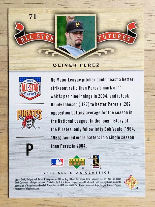 2005 UD All-Star Classics #71 Oliver Perez FUT
