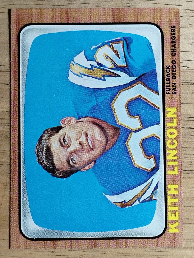 1966 Topps #127 Keith Lincoln (NM)