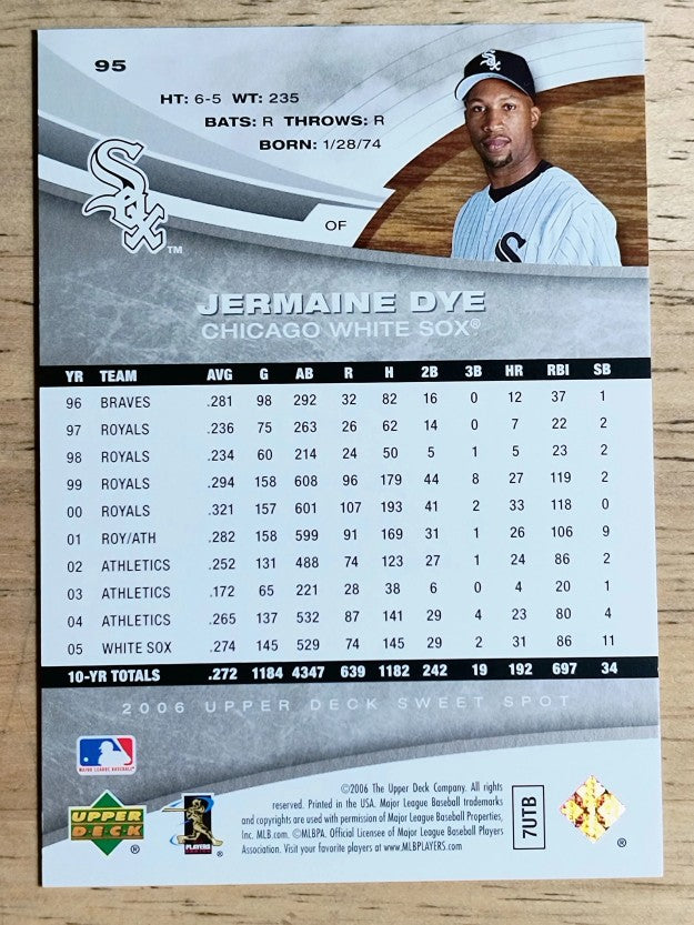 2006 Sweet Spot #95 Jermaine Dye