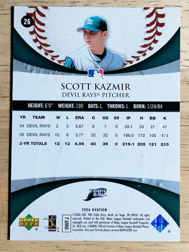 2006 Upper Deck Ovation #26 Scott Kazmir