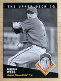 2008 Upper Deck Timeline #147 Brandon Webb 94 ATH