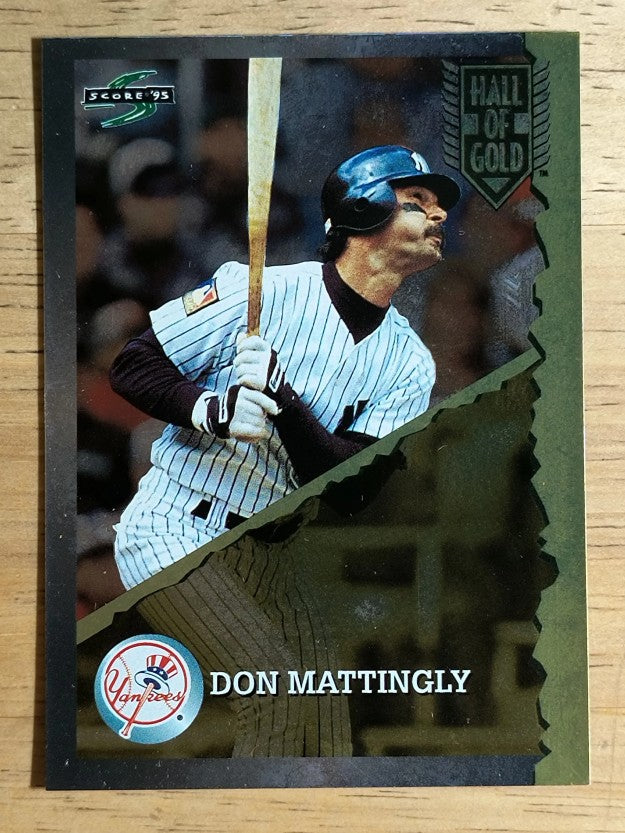 1995 Score Hall of Gold #HG22 Don Mattingly