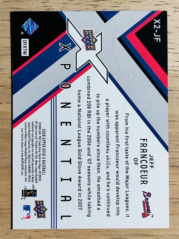 2008 Upper Deck X Xponential 2 #JF Jeff Francoeur