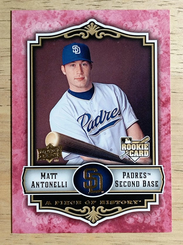 2009 UD A Piece of History Red #106 Matt Antonelli (NM)