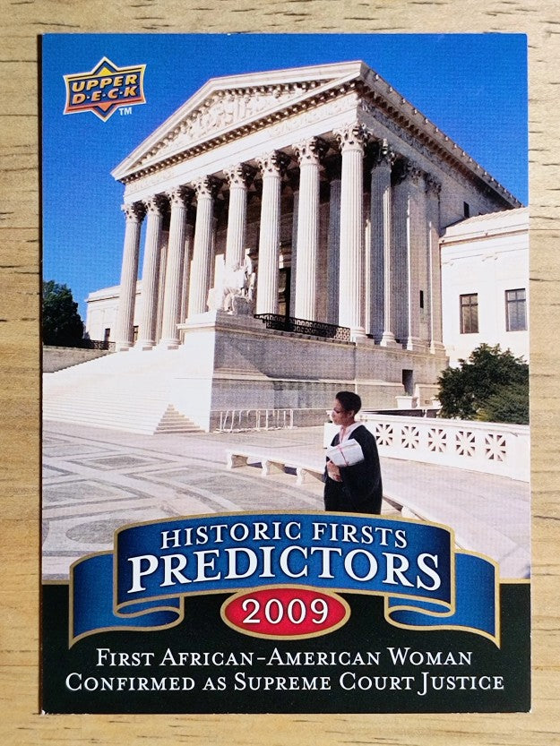 2009 Upper Deck Historic Predictors African American Woman Supreme Court (NM)