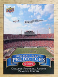 2009 Upper Deck Historic Predictors #HP7 College Football Playoff System (NM)