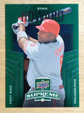 2010 Upper Deck Supreme Green #S34 Ryan Howard
