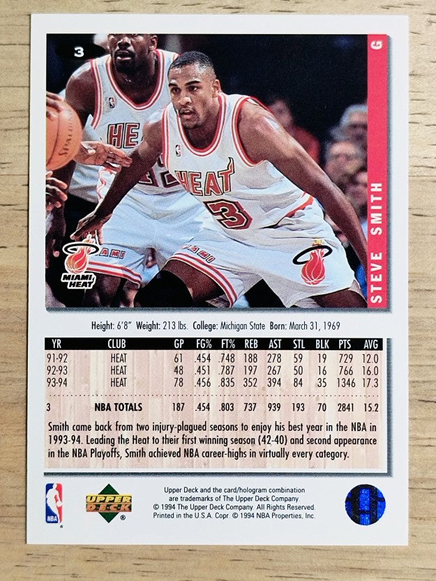 1994-95 Collector's Choice #3 Steve Smith